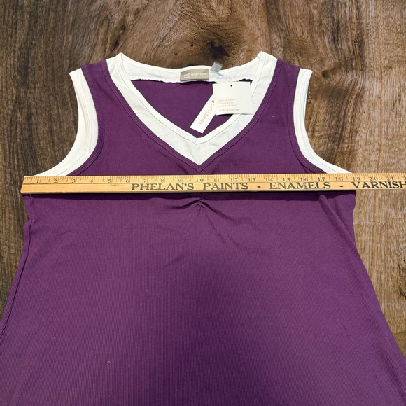 Croft & Barrow Purple Layered‎ Tank Top Sleeveless Casual Women’s 1X NWT - Picture 6 of 7